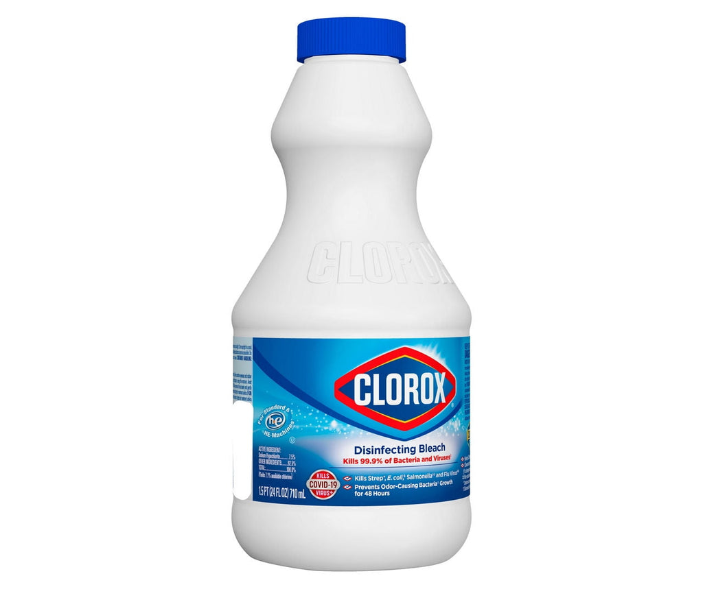 Clorox Disinfecting Bleach Regular 24 fl oz - Household Cleaner 1 Bottle