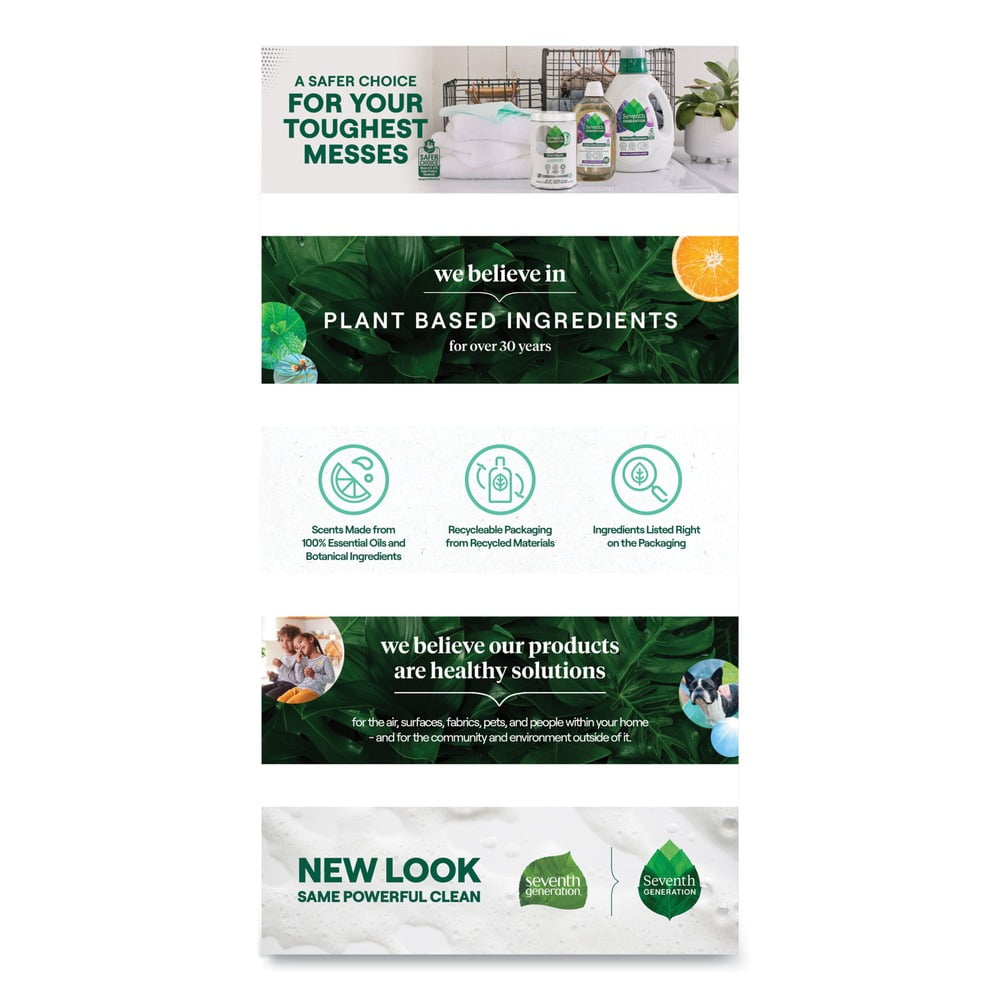 Seventh Generation Biodegradable Liquid Laundry Detergent Free & Clear - 45 fl oz