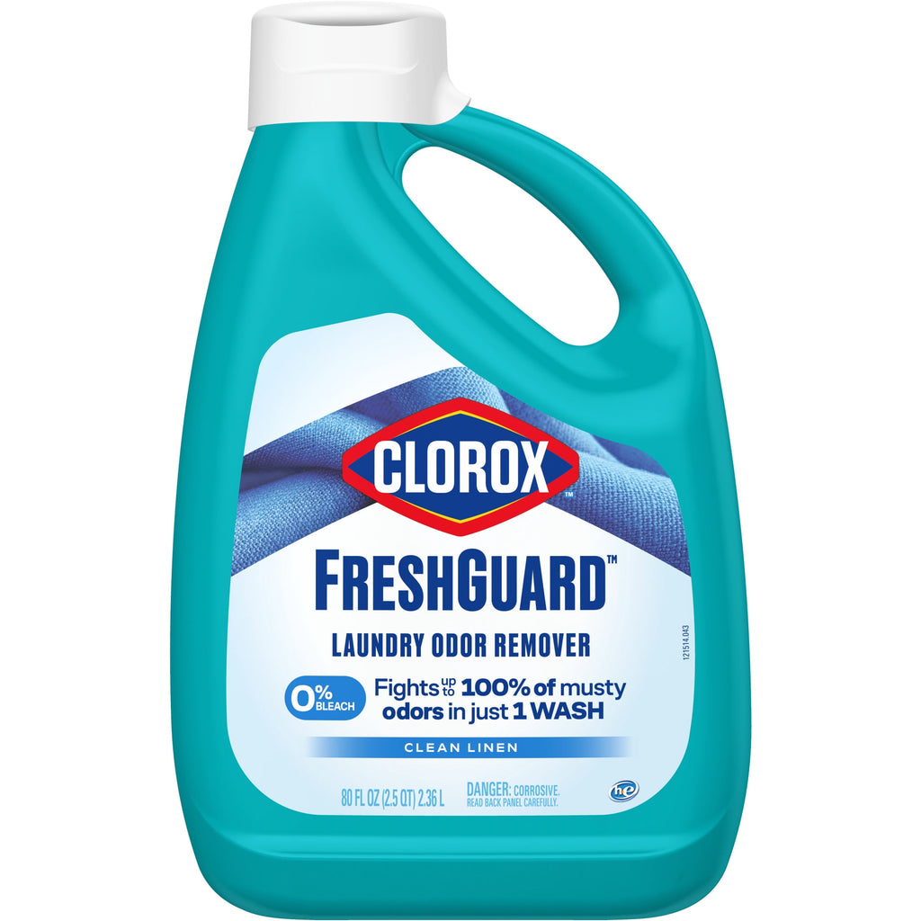 Clorox Fresh Guard Laundry Odor Remover - 0% Bleach, Color Safe, Clean Linen Scent, 80 fl oz
