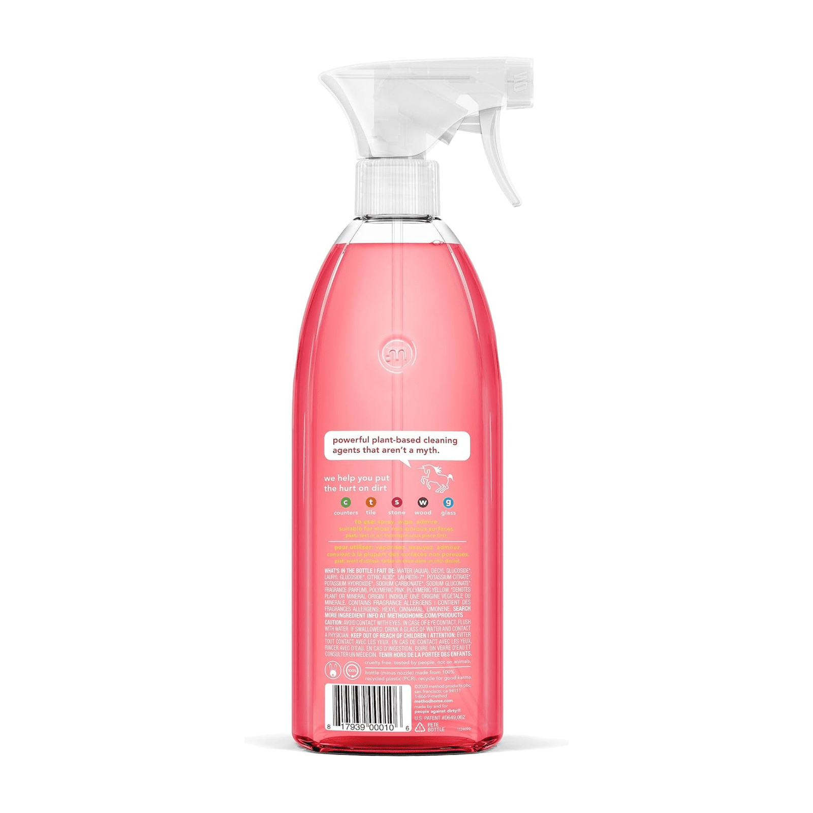 Method All-Purpose Cleaner Variety Pack - 1 Pink Grapefruit, 1 French Lavender, 1 Lime+Sea Salt, 28 oz Each, 3 Count