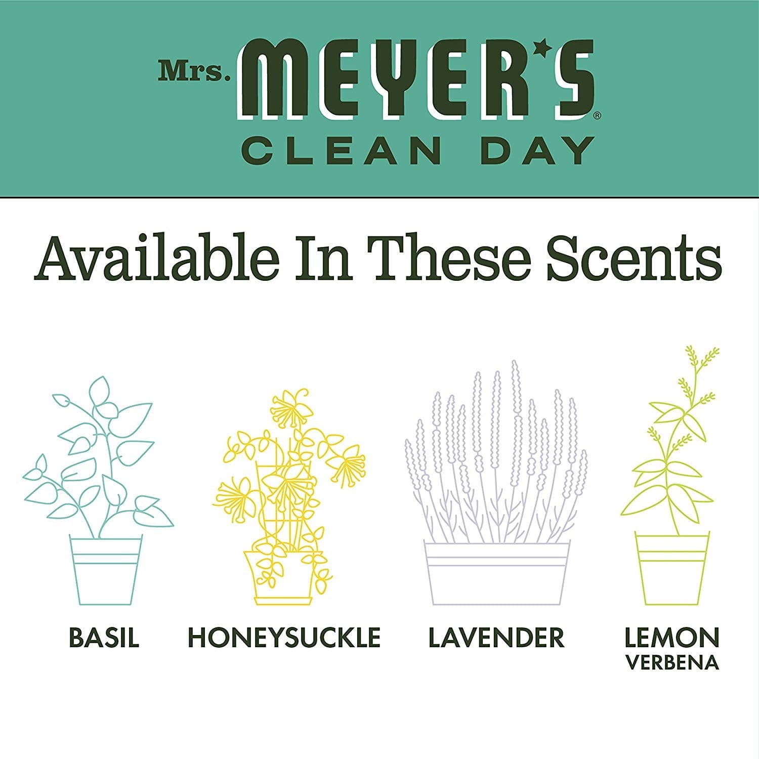 Mrs. Meyer's Clean Day Multi-Surface Cleaner - Basil, 16 oz