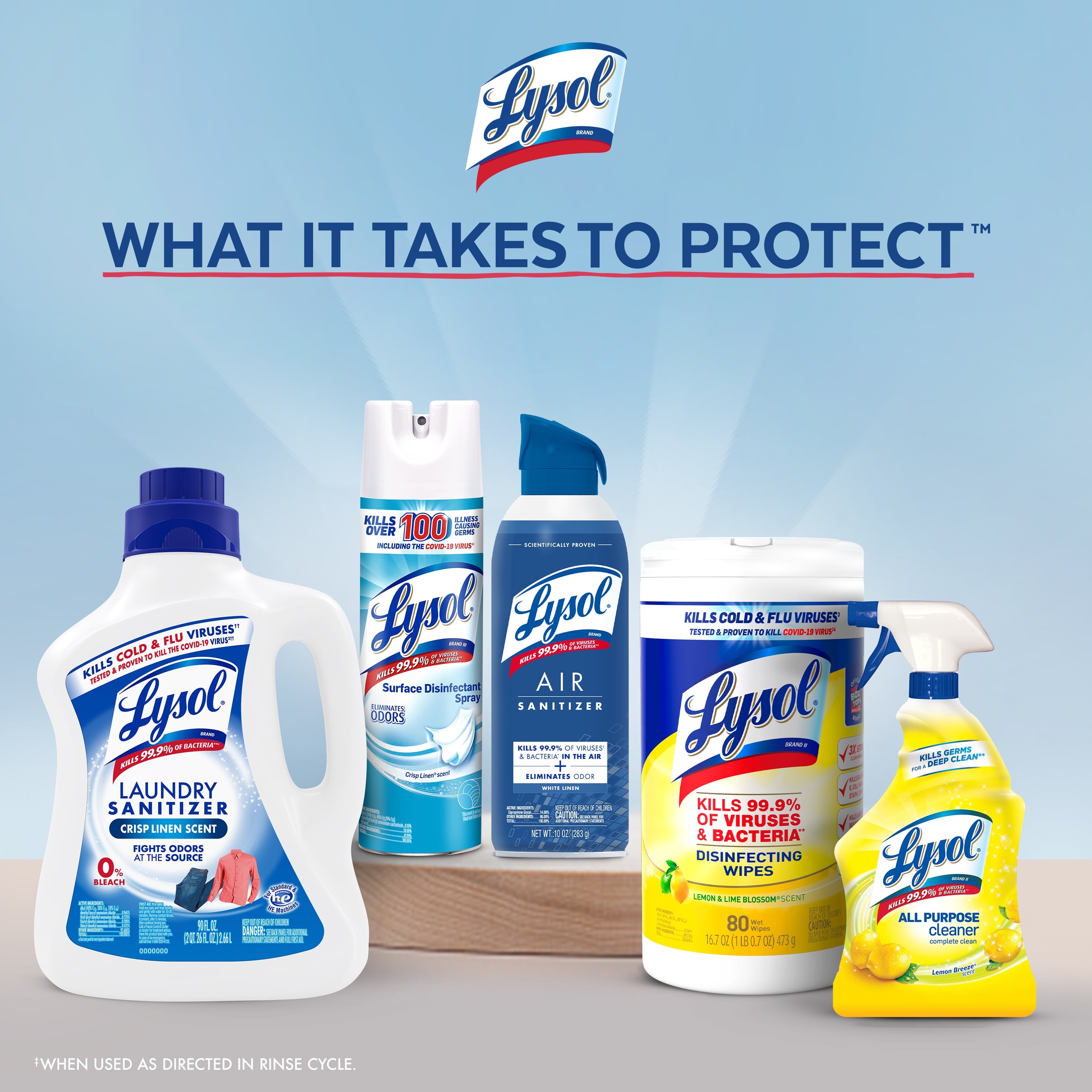 Lysol Laundry Sanitizer Additive - Odor Eliminating Liquids for Clothes and Linens, Unscented, 41 oz