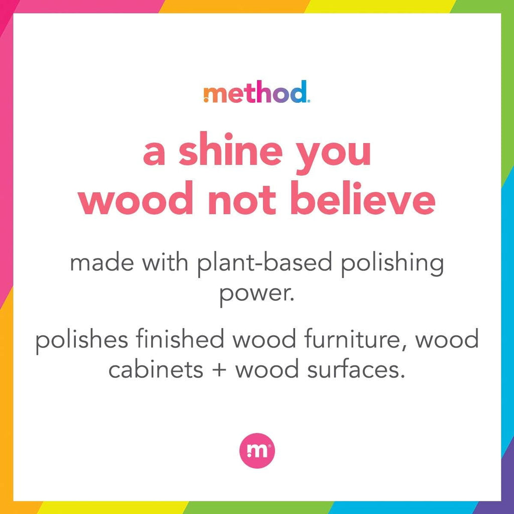 Method Stainless Steel Cleaner and Wood Polish Variety - 14 oz Each, 1 Count