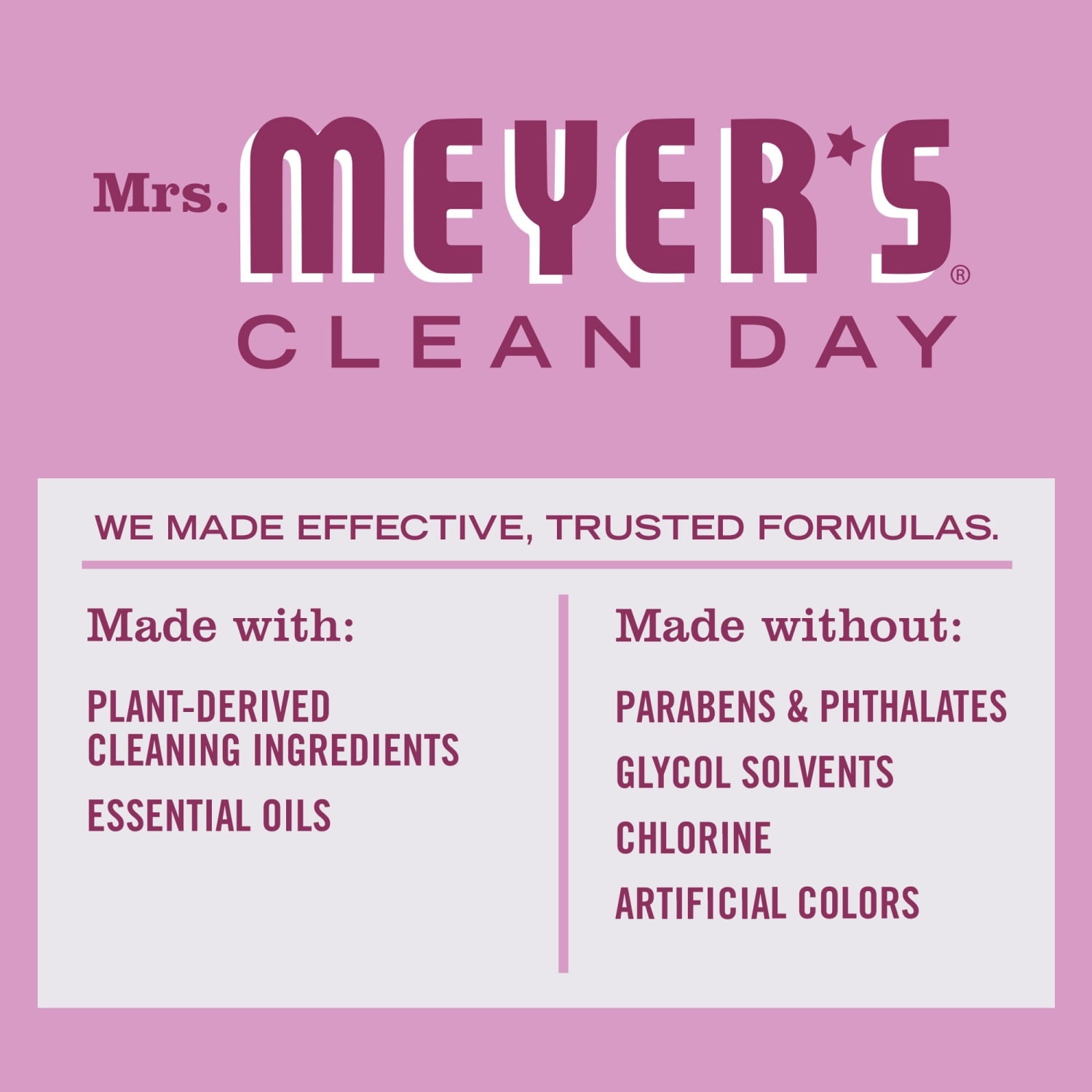 Mrs. Meyer's Clean Day Multi-Surface Everyday Concentrate - Peony Scent, 32 Fl Oz Bottle
