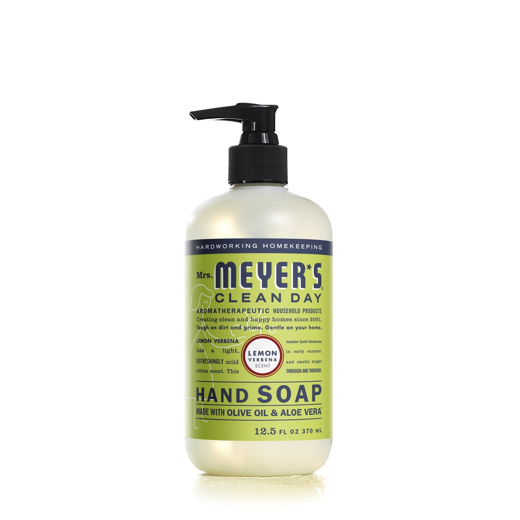 Mrs. Meyer's Clean Day Liquid Hand Soap - Lemon Verbena Scent, 12.5 Ounce Bottle