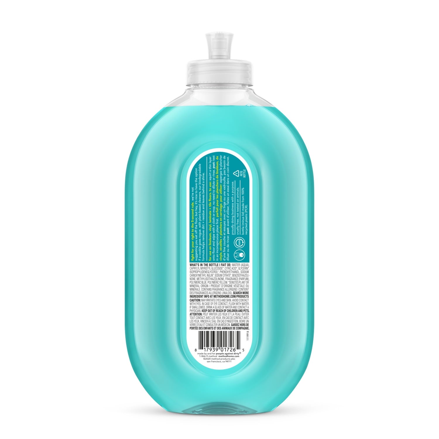 Method Squirt + Mop Hard Floor Cleaner - Spearmint Sage, 25 fl oz