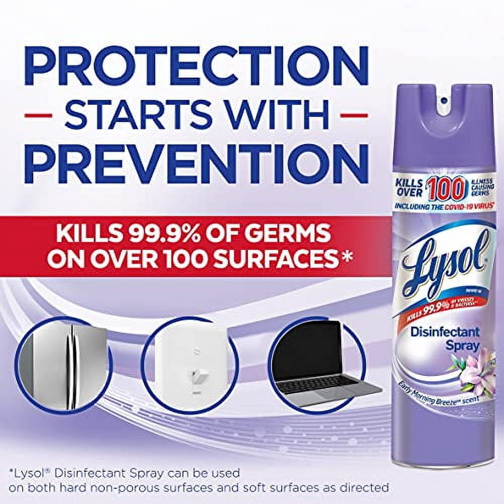 Lysol Disinfectant Spray Early Morning Breeze Scent - 19 oz