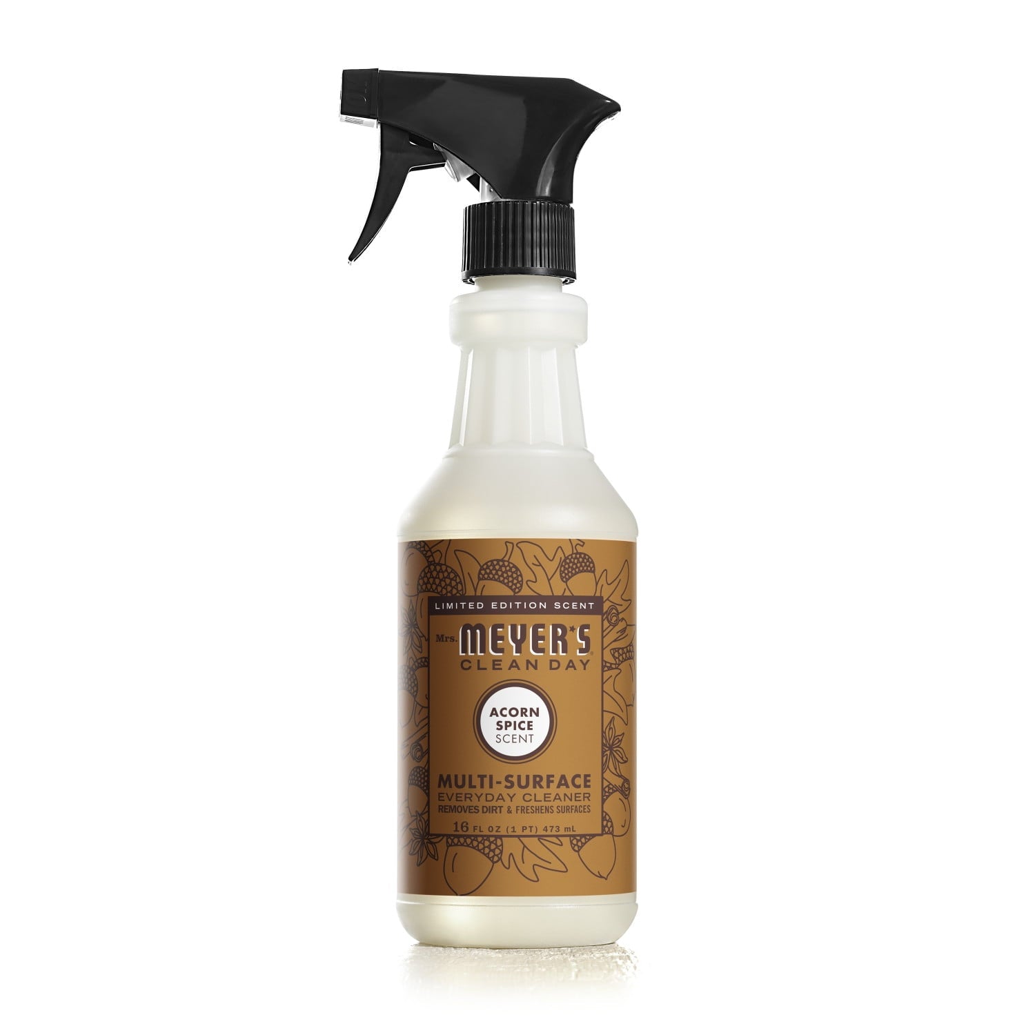 Mrs. Meyer's Clean Day Multi-Surface Everyday Cleaner - Acorn Spice Scent, 16 Fl Oz Bottle