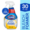 Clorox Bleach Foamer Bathroom and Shower Cleaner Spray - Crisp Lemon, 30 fl oz
