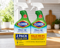 Clorox Clean-Up Disinfecting Bleach Cleaner Spray - Value Size with Bleach, Original, 32 fl oz, (2 Pack)