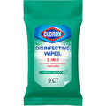 Clorox Disinfecting Cleaning Wipes To Go Pack - Bleach Free, Fresh Scent, 9 Count