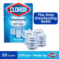 Clorox ToiletWand Toilet Cleaning Refills - Disinfecting Scrubbing Pads, 20 Count
