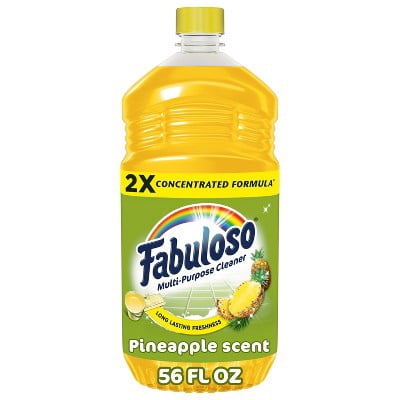 Fabuloso Pineapple Liquid All-Purpose Cleaners - 56oz: Multi-Surface - Furniture, Floor Usage