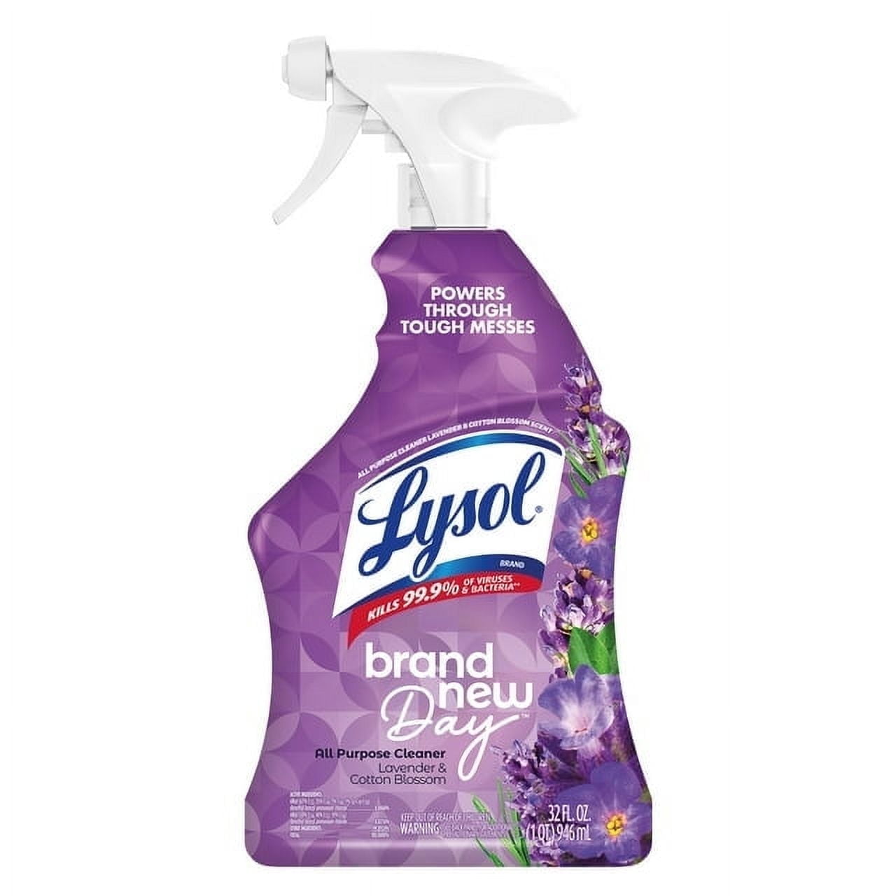 Lysol® All-Purpose Cleaner - Sanitizing and Disinfecting Spray, Lavender & Cotton Blossom, 32 oz - 3 Pack