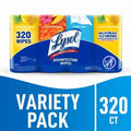 Lysol® Disinfectant Wipes Bundle - Multi-Surface Antibacterial Cleaning Wipes, For Disinfecting & Cleaning, 320 count
