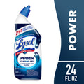 Lysol Toilet Bowl Cleaner Clinging Gel - Power, Disinfecting Bathroom Cleaner and Toilet Bowl Stain Remover, 24 fl oz