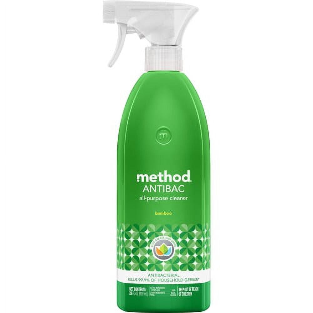 Method Antibac All-purpose Cleaner - Spray - 28 fl oz (0.9 quart) - Bamboo Scent - 1 Each - Green - Bundle of 10 Each