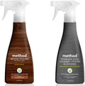 Method Stainless Steel Cleaner and Wood Polish Variety - 14 oz Each, 1 Count