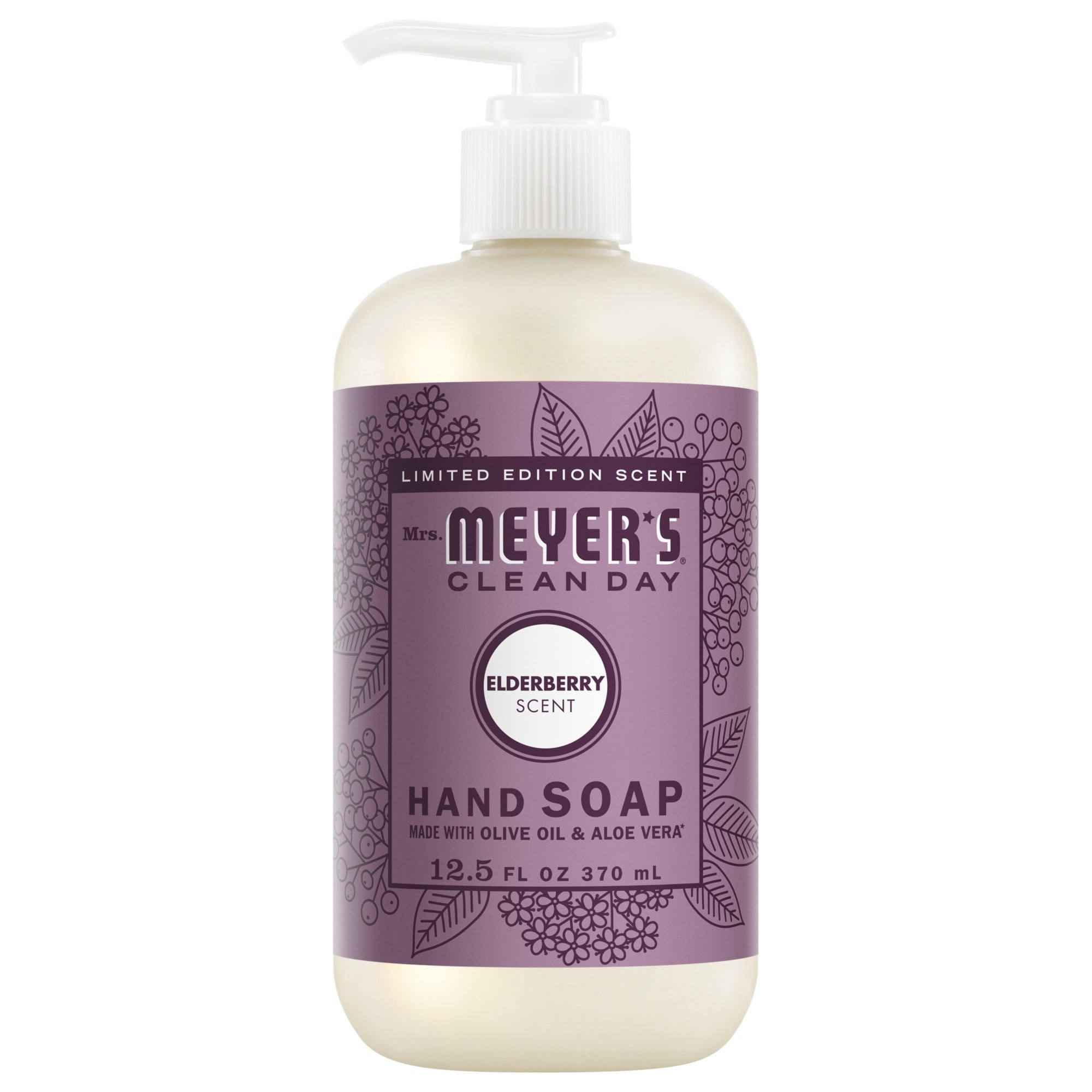 Mrs. Meyer’s Clean Day Hand Soap - Elderberry Scent, 12.5 Fl Oz
