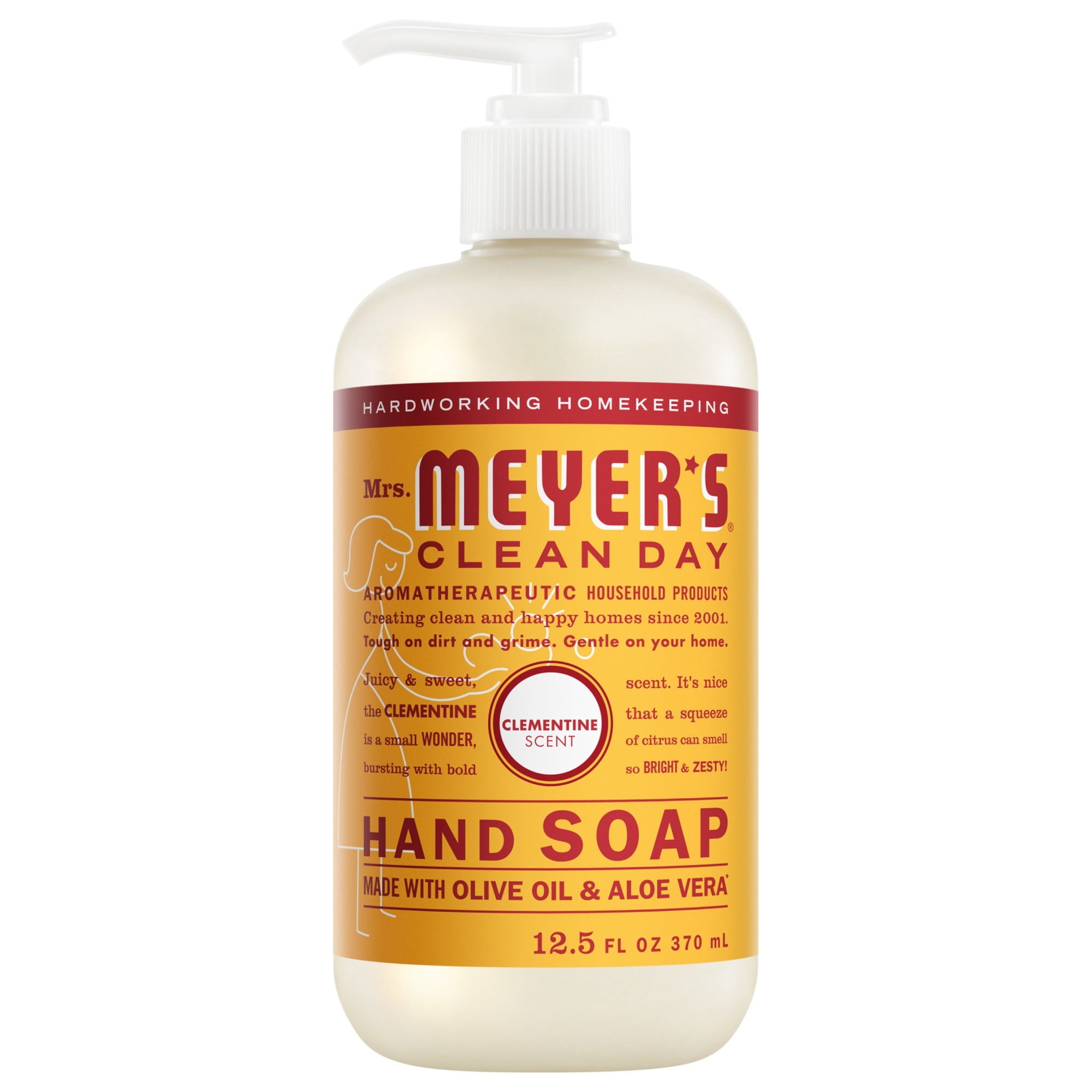 Mrs. Meyer’s Clean Day Hand Soap - Clementine Scent, 12.5 Fl Oz