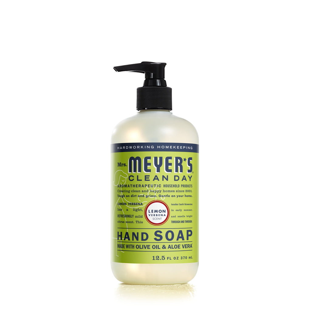 Mrs. Meyer's Clean Day Liquid Hand Soap - Lemon Verbena Scent, 12.5 Ounce Bottle