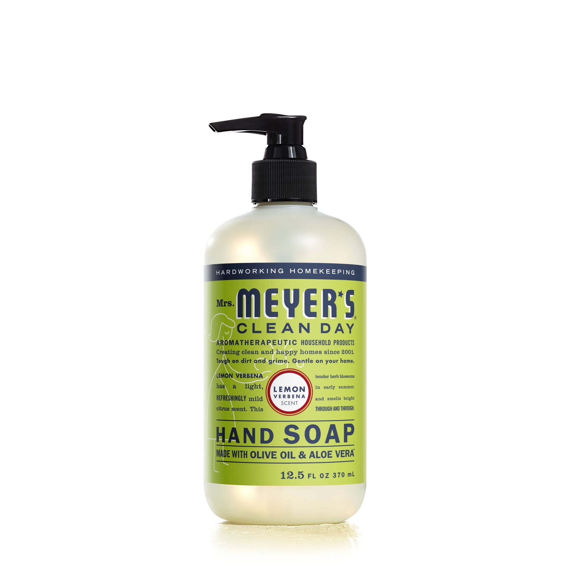 Mrs. Meyer's Clean Day Liquid Hand Soap - Lemon Verbena Scent, 12.5 Ounce Bottle