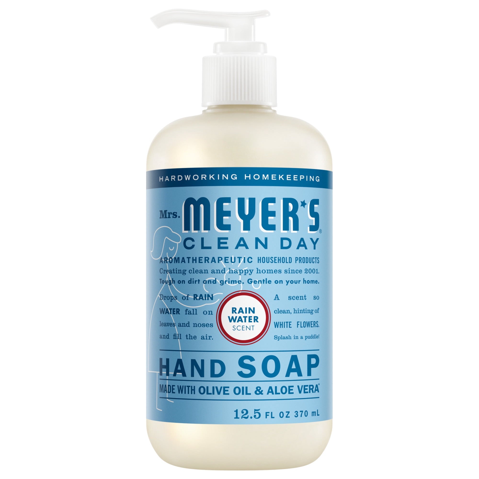 Mrs. Meyer’s Clean Day Hand Soap - Rain Water Scent, 12.5 Fl Oz