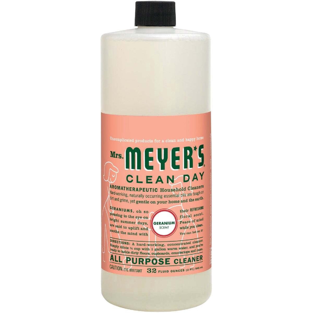 Mrs. Meyer's Clean Day Multi-Surface Everyday Concentrate - Geranium Scent, 32 Fl Oz Bottle