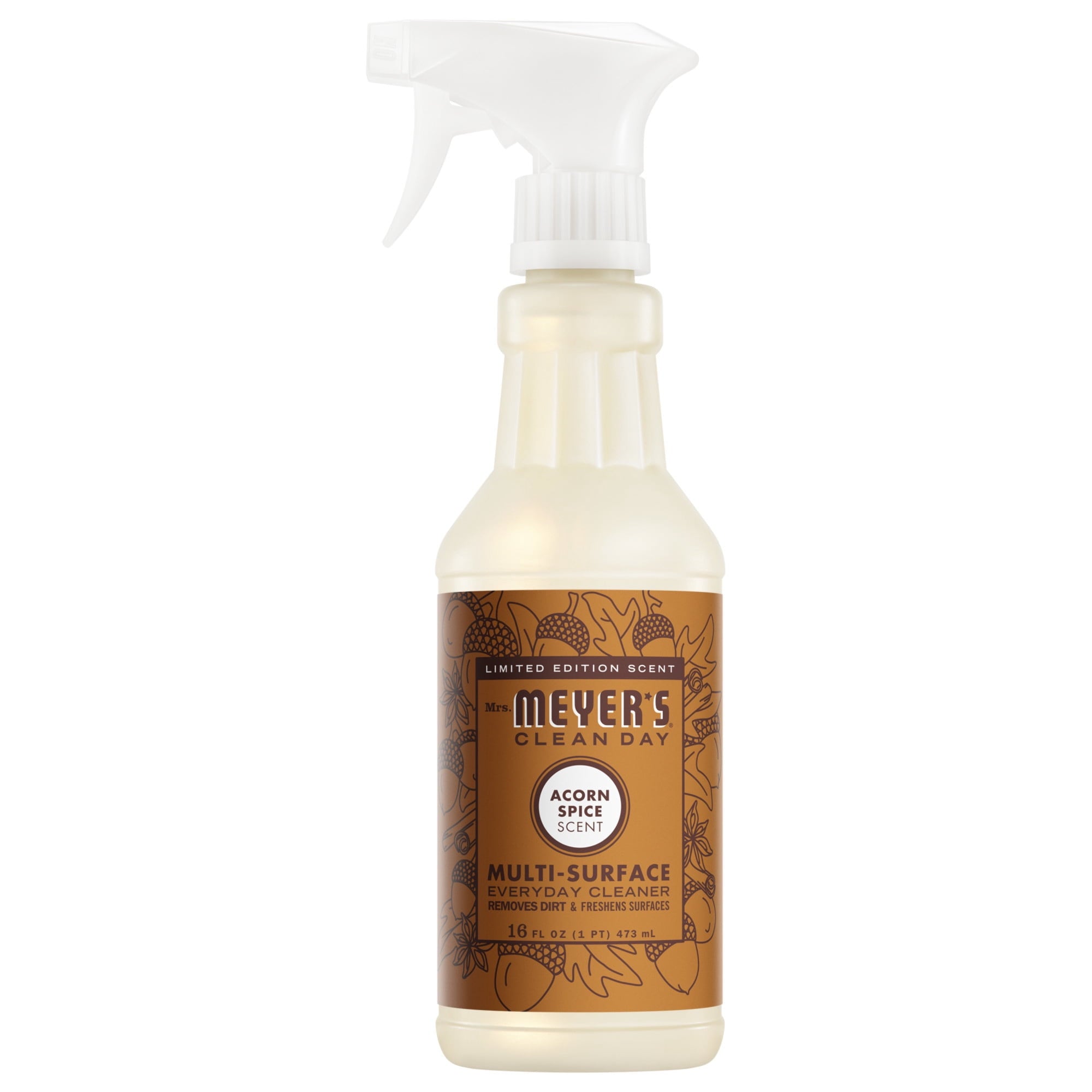 Mrs. Meyer's Clean Day Multi-Surface Everyday Cleaner - Acorn Spice Scent, 16 Fl Oz Bottle