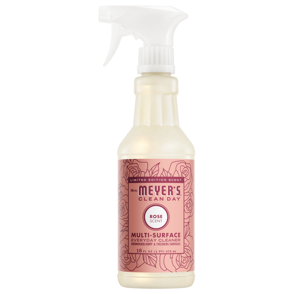 Mrs. Meyer's Clean Day Multi-Surface Everyday Cleaner - Rose Scent, 16 Fl Oz