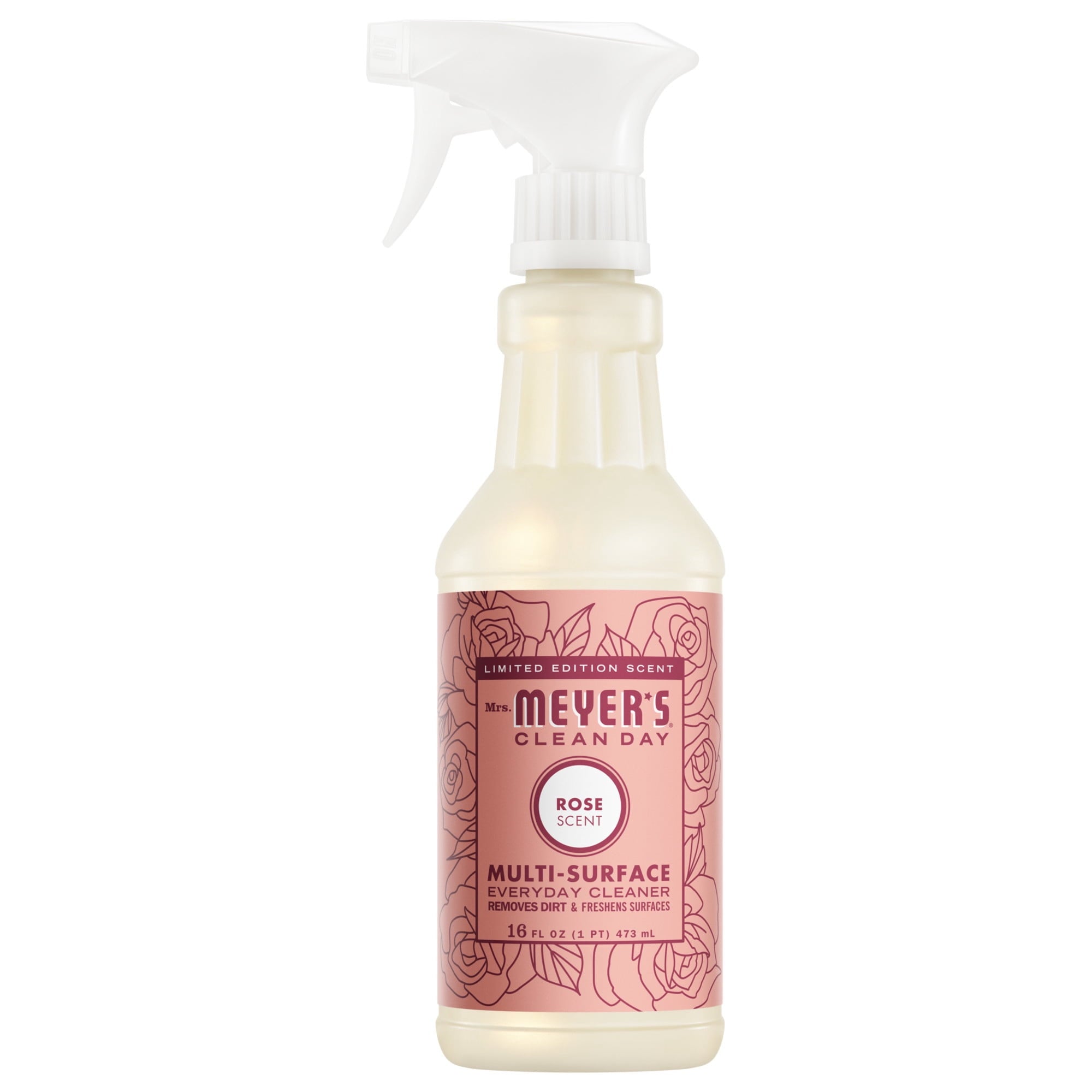 Mrs. Meyer's Clean Day Multi-Surface Everyday Cleaner - Rose Scent, 16 Fl Oz