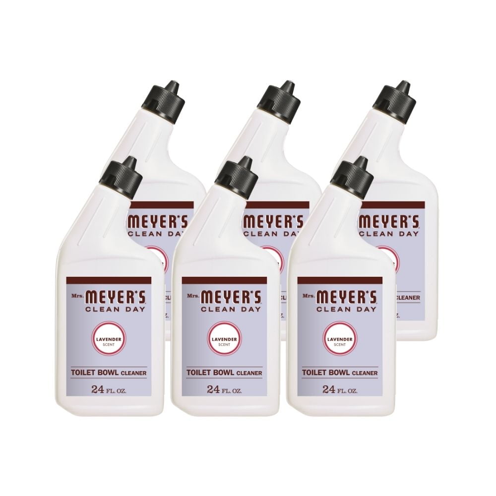 Mrs. Meyer's Clean Day Toilet Bowl Cleaners - Lavender Scent, 24 Fluid Ounce, 6 Count