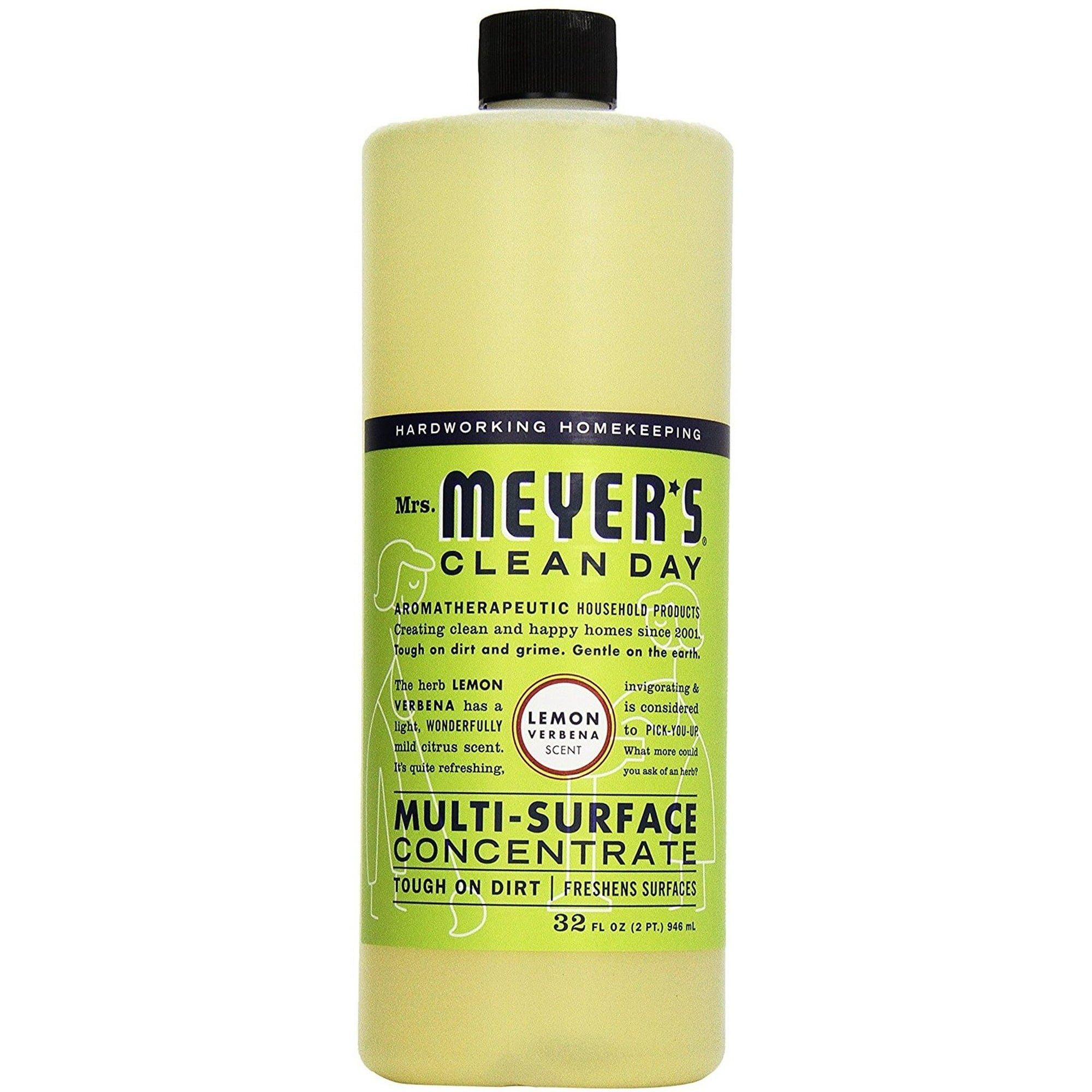 Mrs Meyers Clean Day Multi-Surface Concentrate - Lemon Verbena 32 oz (Pack of 3)