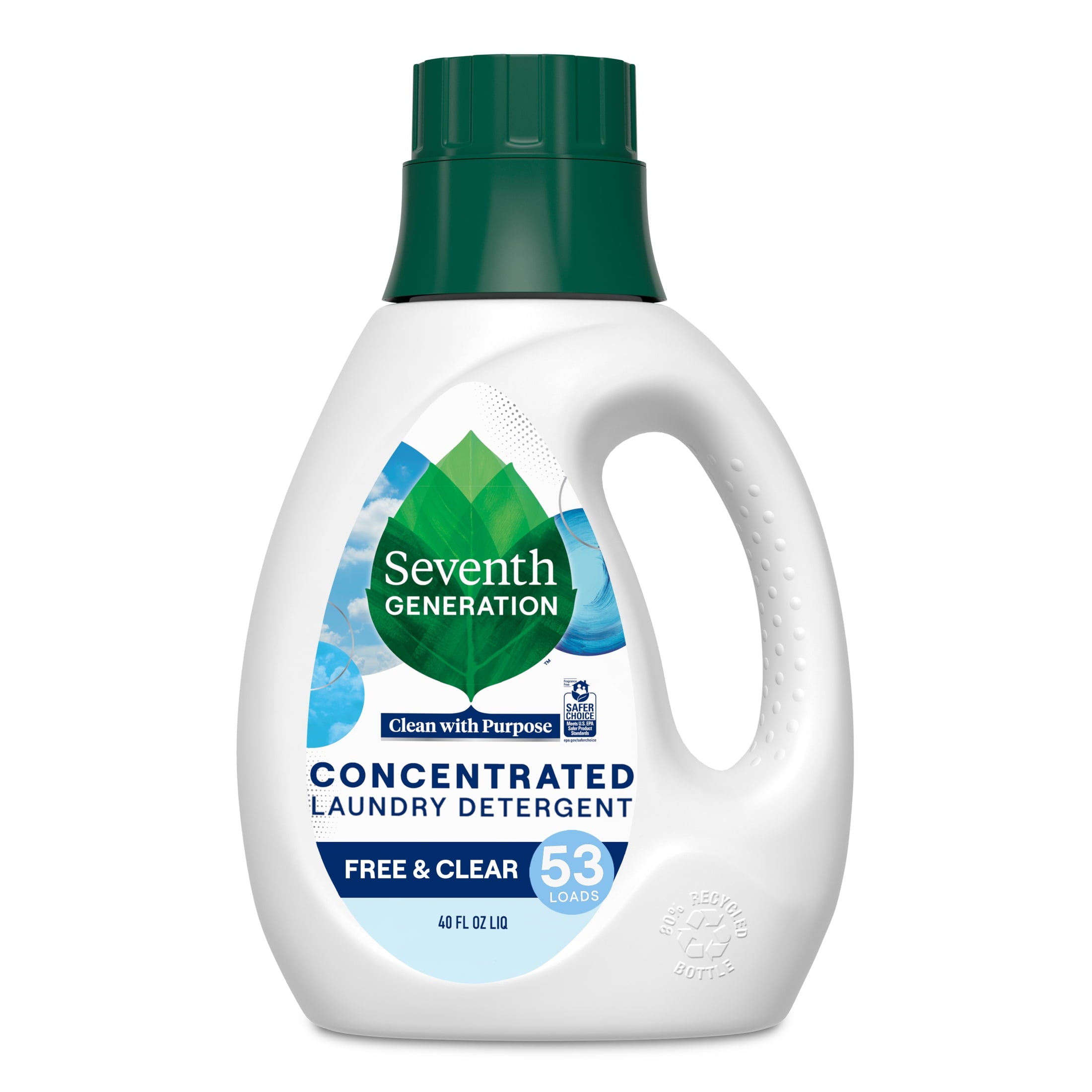 Seventh Generation Concentrated Liquid Laundry Detergent Fragrance-Free - 40 fl oz