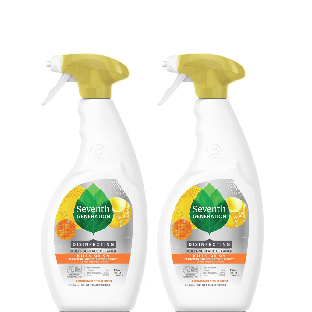 Seventh Generation Disinfectant Spray All-Purpose Cleaner Lemongrass Citrus - 26 fl oz