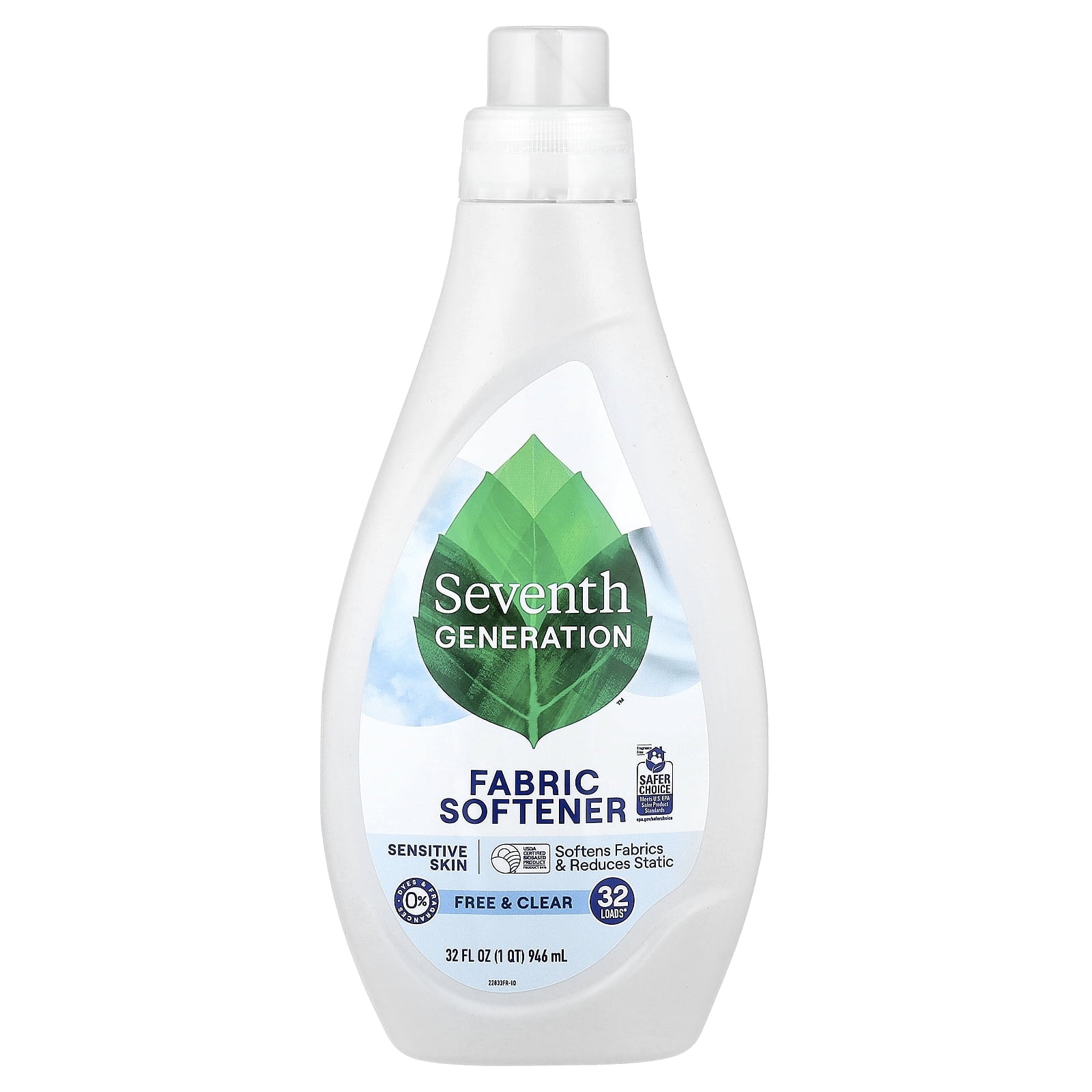 Seventh Generation Fabric Softener - Free & Clear 32 fl oz Liq