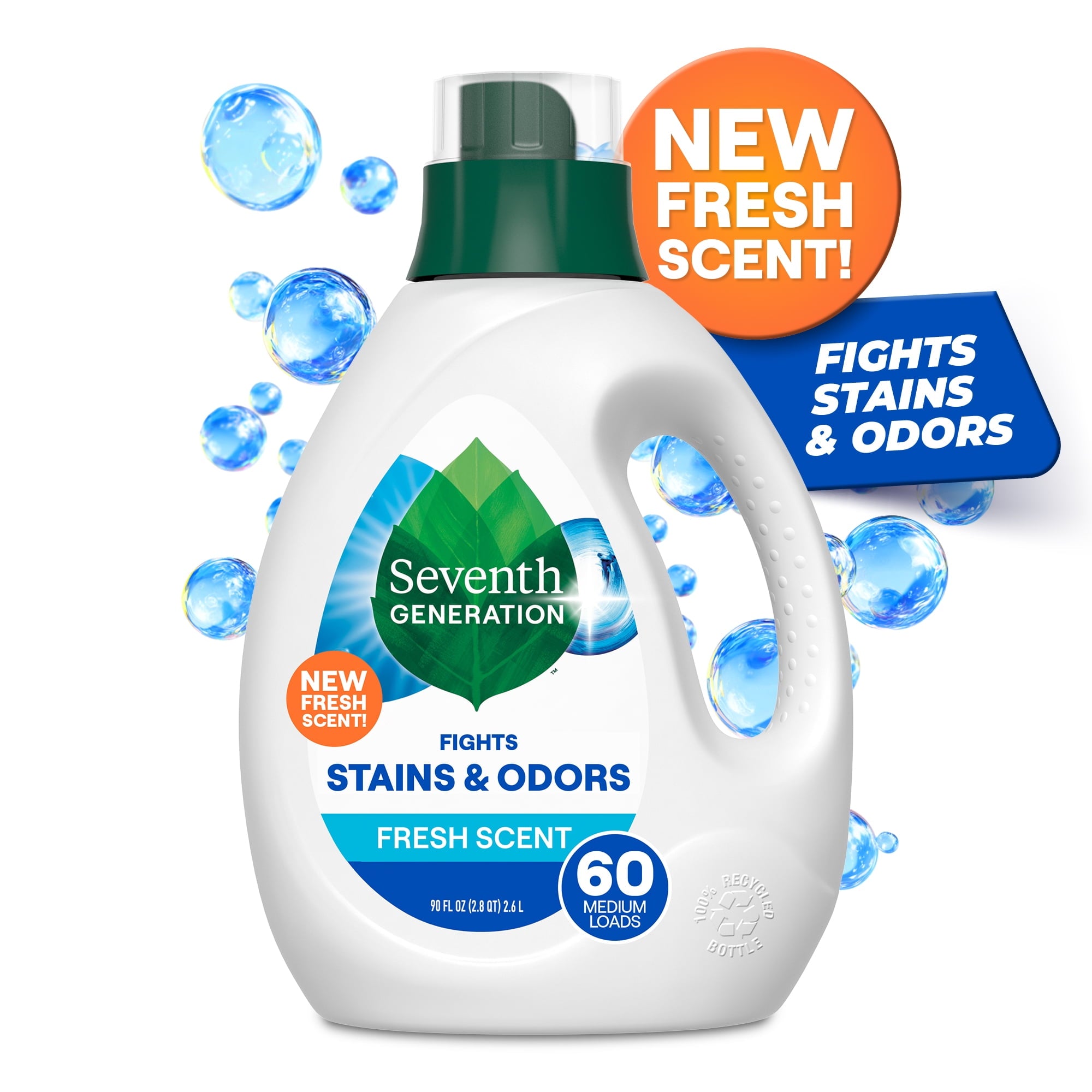 Seventh Generation Fresh Scent Liquid Laundry Detergent - 90 fl oz, 60 Loads