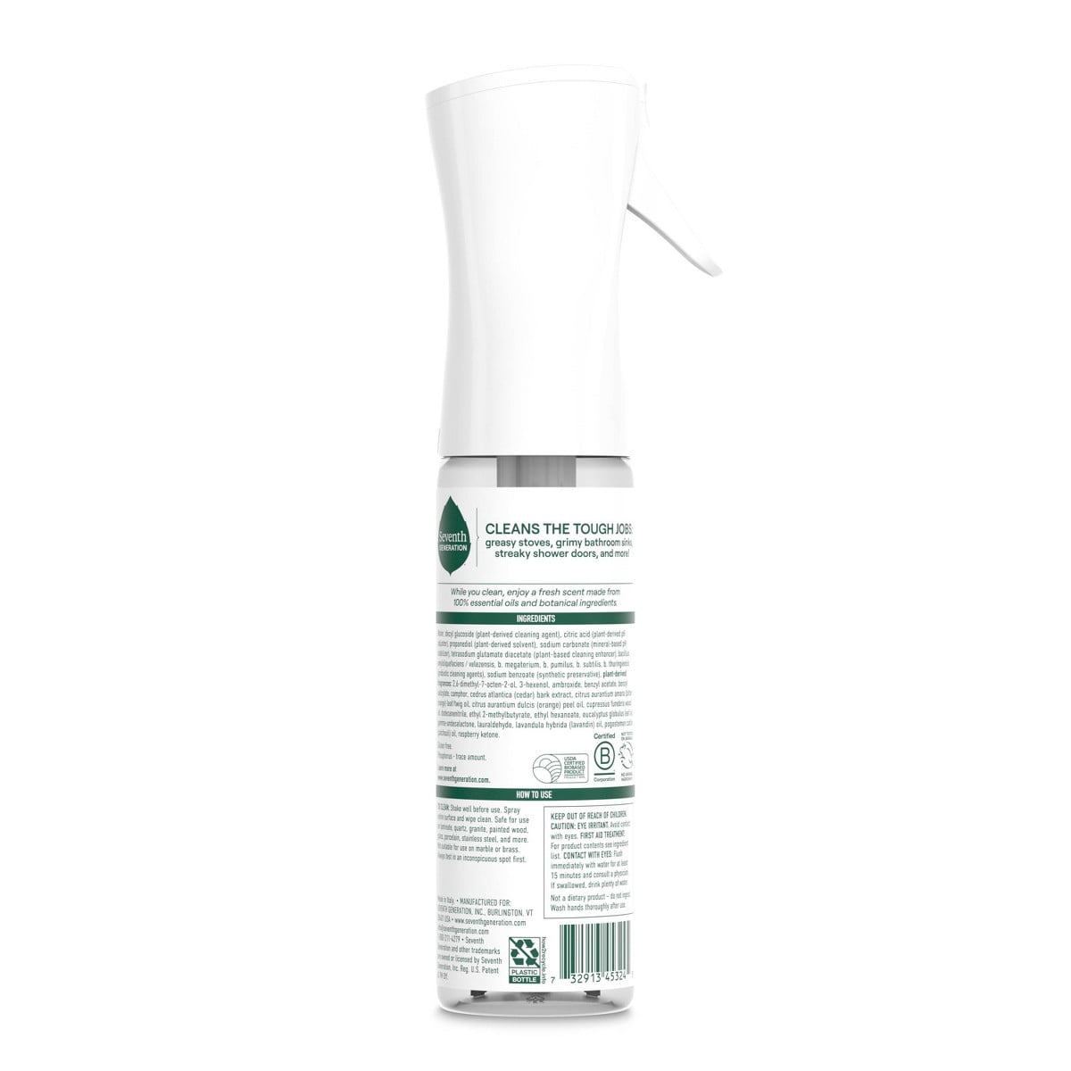 Seventh Generation Fresh Ultra Deep Multi Surface All-Purpose Cleaners - 9.4 fl oz: Liquid - Spray Bottle, Mirrors, Granite