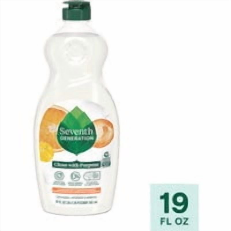 Unilever Seventh Generation Clementine Zest & Lemongrass Liquid Dish Soap - Pack of 8 Wholesale Bulk Pack