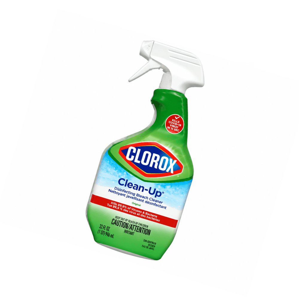 Clorox Clean-Up Disinfecting Bleach Cleaner Spray - Value Size with Bleach, Original, 32 fl oz, (2 Pack)