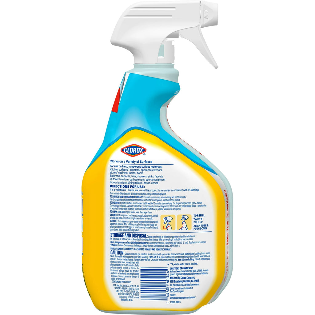 Clorox Disinfecting Bleach-Free All-Purpose Cleaner - Crisp Lemon, 32 fl oz 2 pack