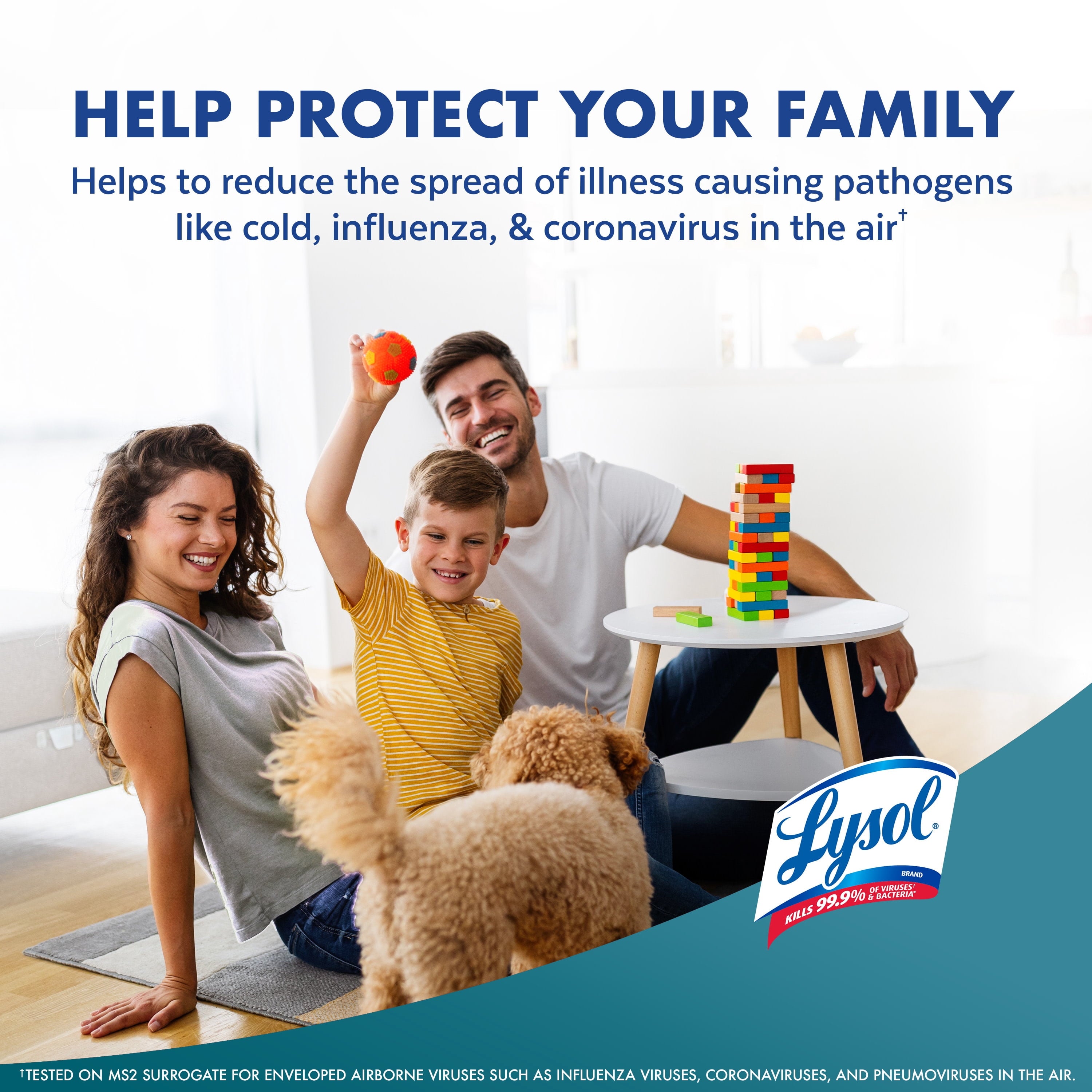 Lysol Air Sanitizer Spray - Air Sanitizer and Bacterial Odor Eliminating, Simple Fresh, 10 oz