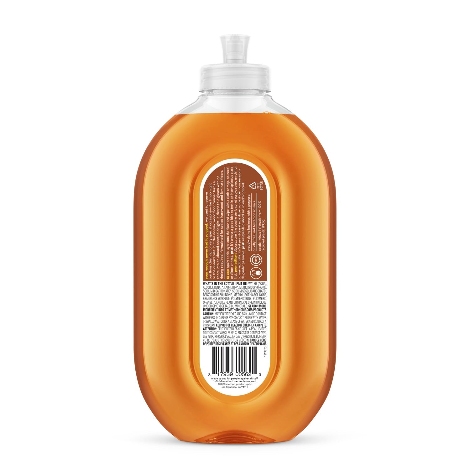 Method Squirt + Mop Hardwood Floor Cleaner - Almond, 25 fl oz