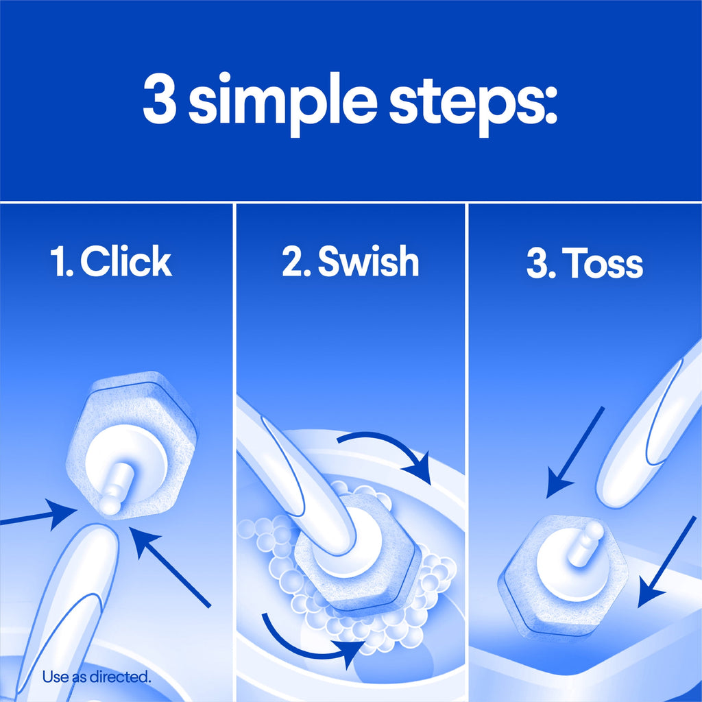 Clorox ToiletWand Disposable Toilet Cleaning System - ToiletWand, Storage Caddy and 6 Disinfecting ToiletWand Scrubbing Pad Refills