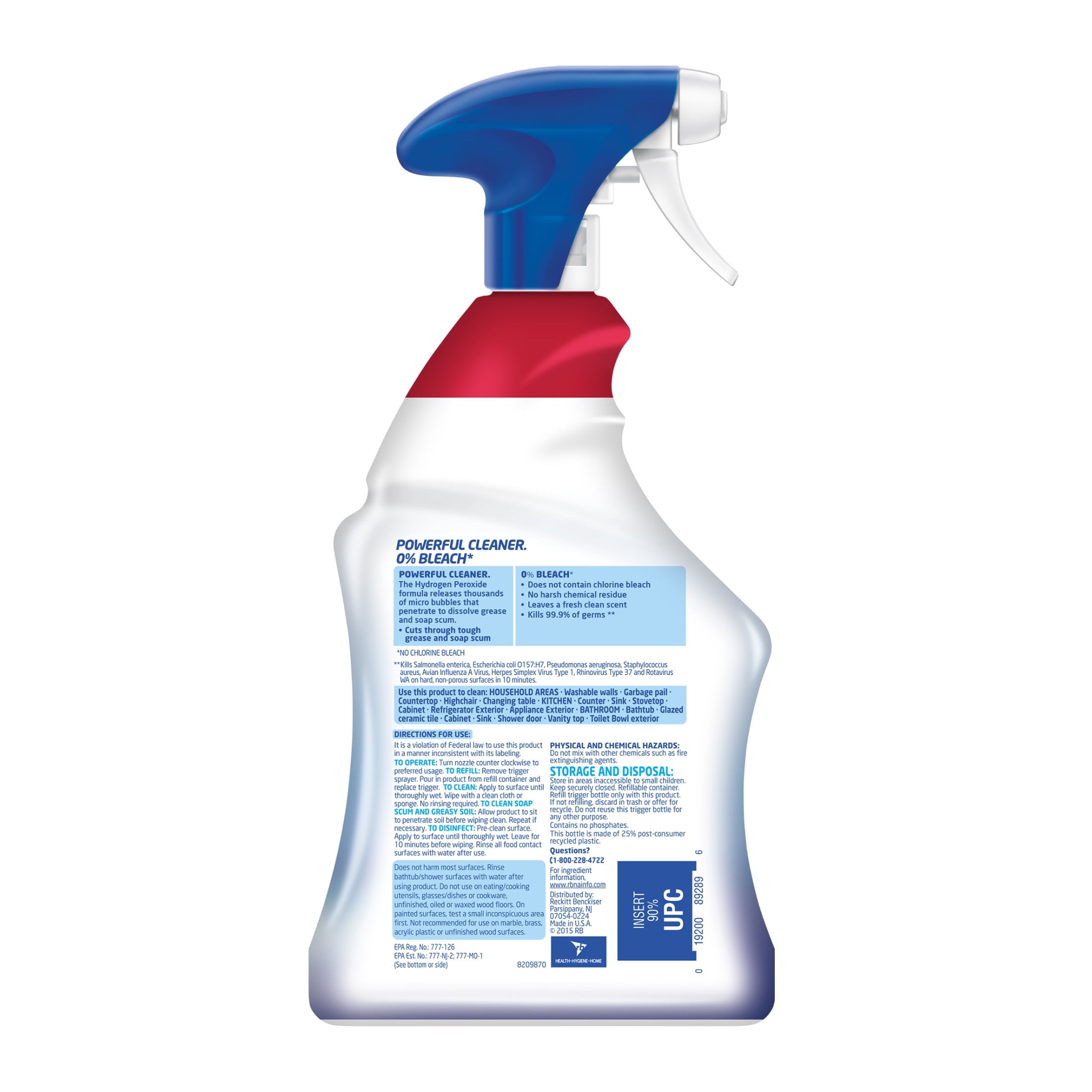 Lysol Bleach Free Hydrogen Peroxide Multi-Purpose Cleaner - Citrus 32 fl oz - 2-Pack