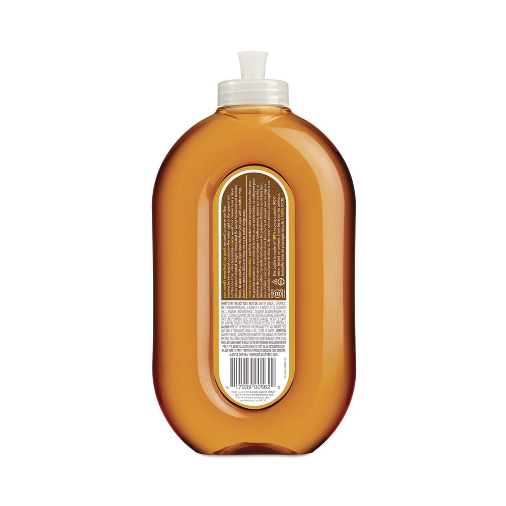 Method Squirt + Mop Wood Floor Cleaner Almond Scent 25 oz Squirt Bottle 6/Carton 00562 Count