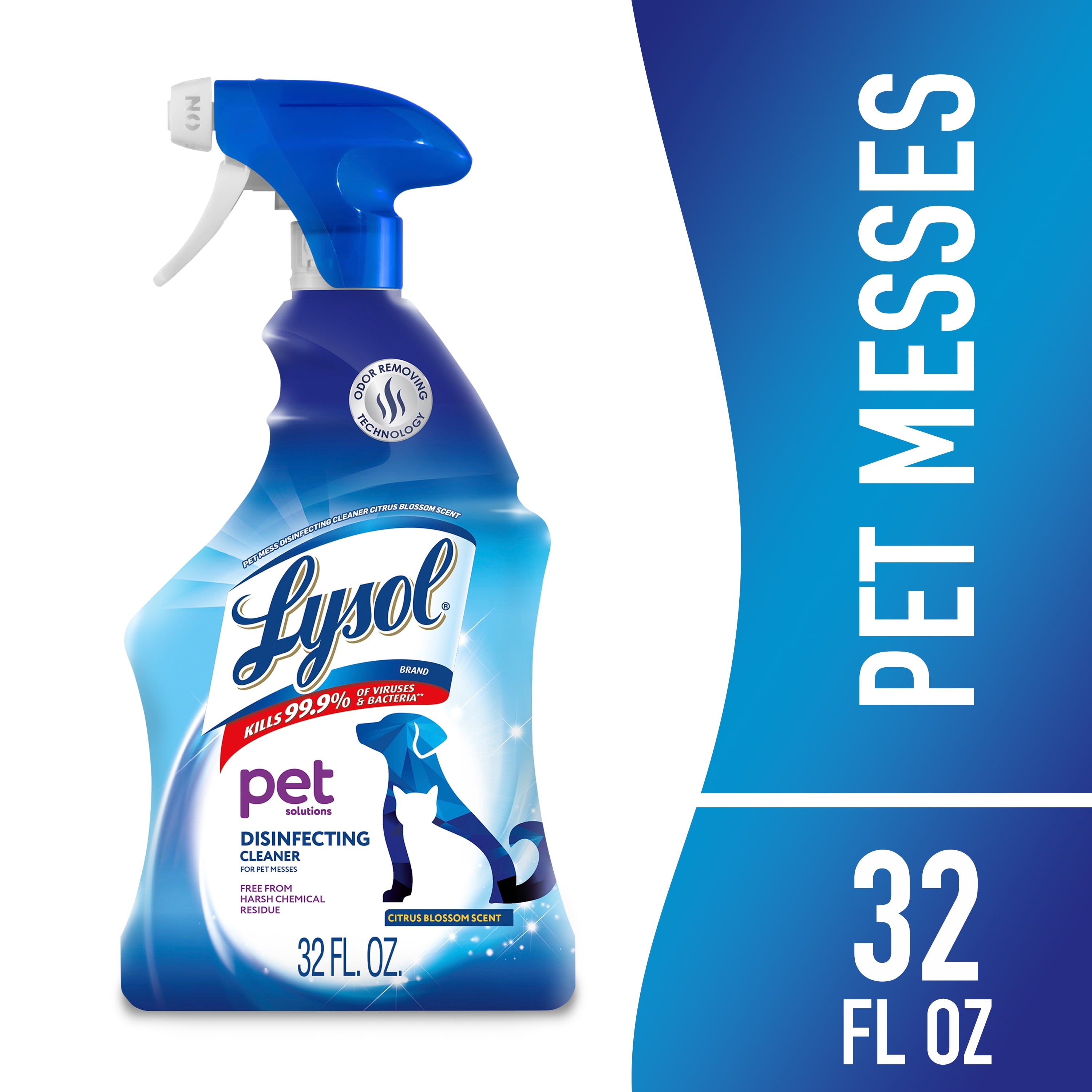 Lysol Pet Solutions –Disinfecting Cleaner - Citrus Blossom Scent, 32 fl oz - 2-Pack