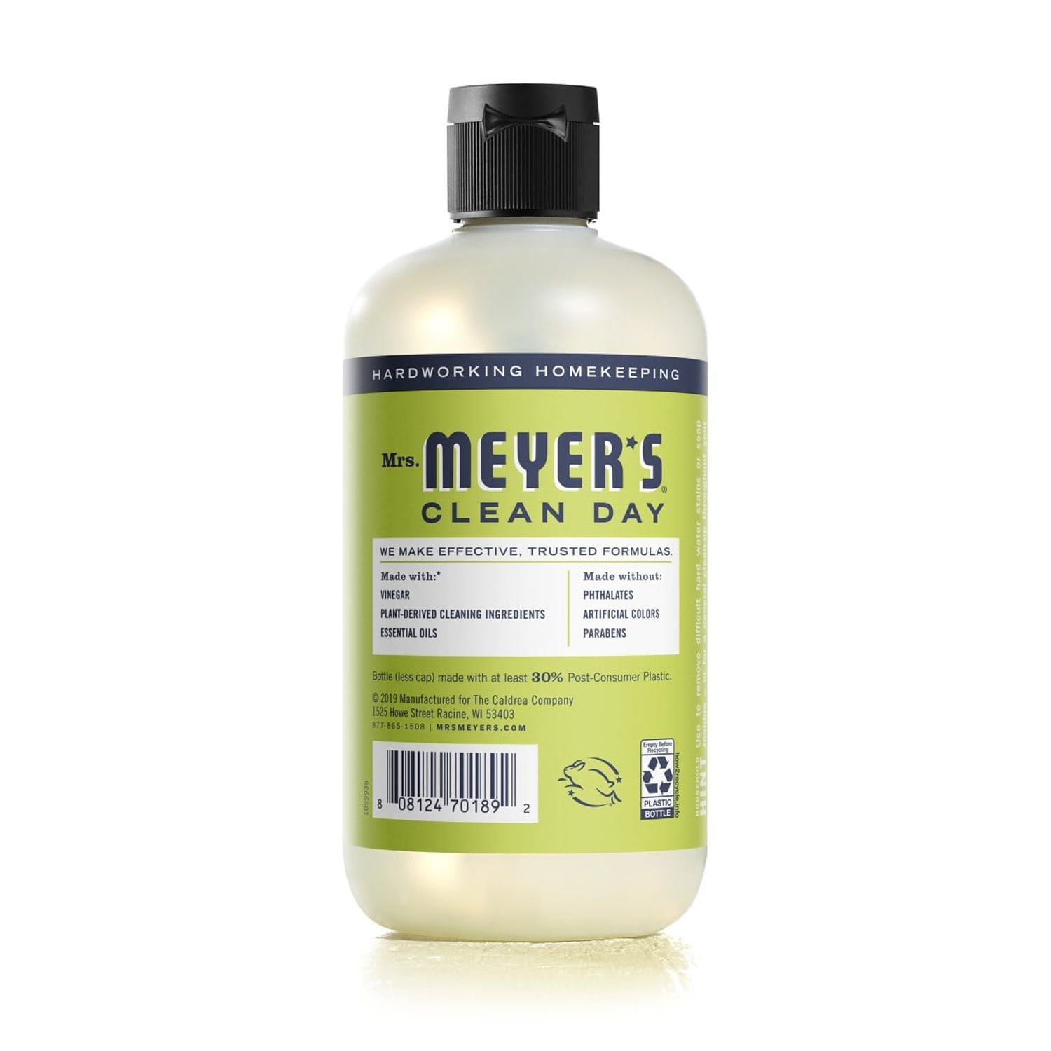 Mrs. Meyer's Clean Day Vinegar Gel Cleaner - Lemon Verbena Scent, 12 Ounce Bottle