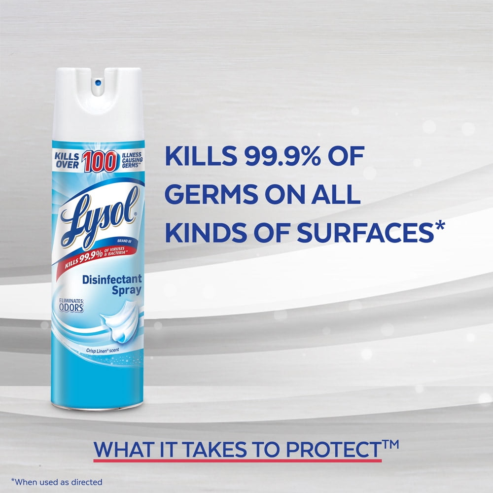 Lysol To Go Disinfectant Spray - Crisp Linen, 1oz