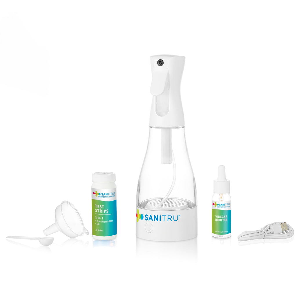 SaniTru All-Purpose Electrolyzed Cleaning Spray Maker to Disinfect & Sanitize- Non-Toxic - 100% Natural